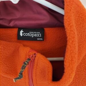 Cotopaxi Vibrant Orange Fleece Jacket